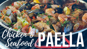 Grilled Seafood Paella