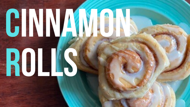 Cinnamon Rolls | Powdered Sugar Glaze