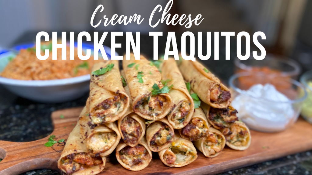 Cream Cheese Chicken Taquitos