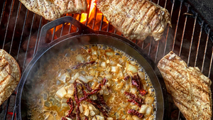 Grilled Chicken with Goat Cheese and Sundried Tomatoes