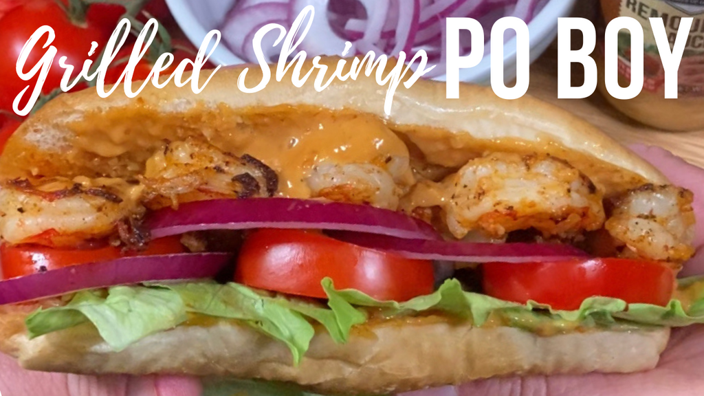 Grilled Shrimp Po Boy