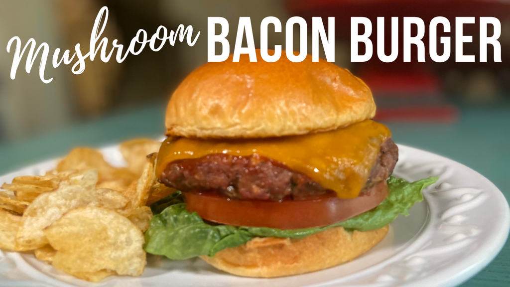 Mushroom Bacon Burger