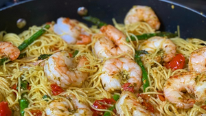 Pesto Shrimp Pasta