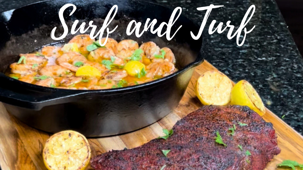 Smoked Surf & Turf | Tri-tip and Shrimp