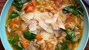 Vegtable Orzo Soup